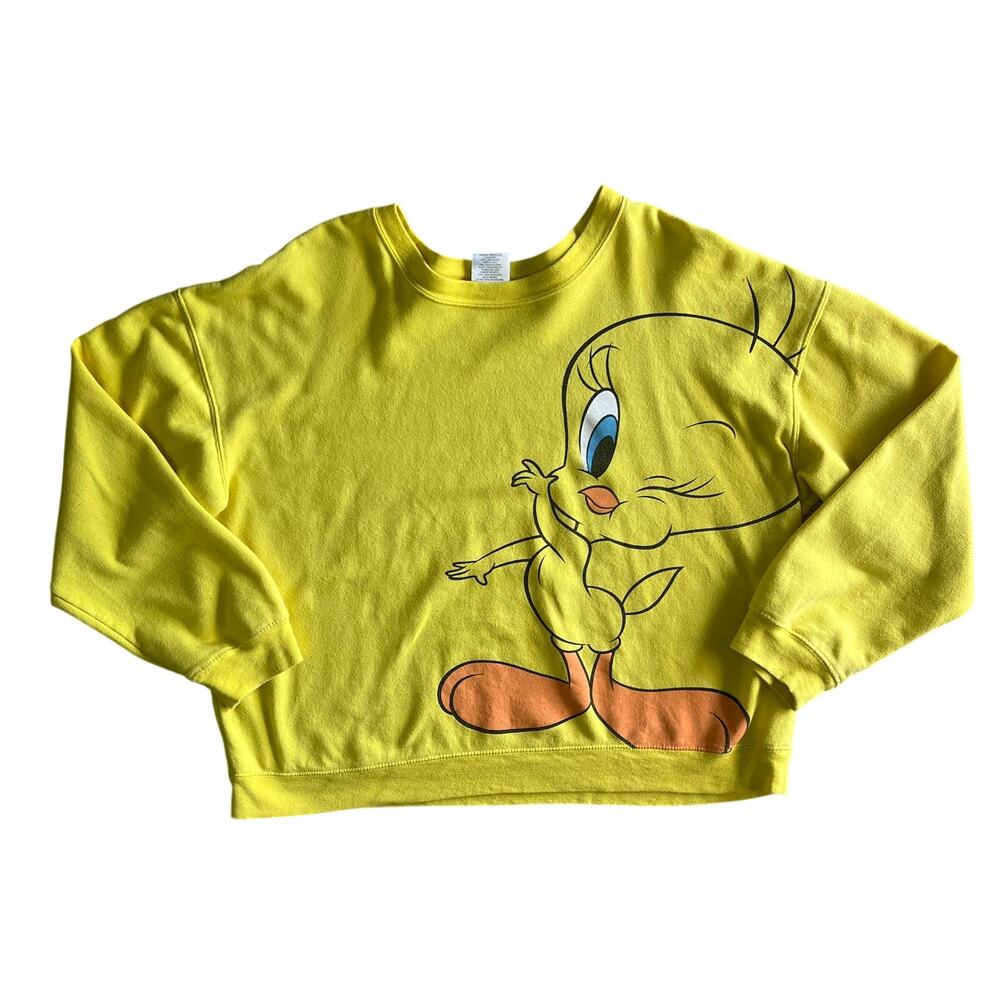 Looney Tunes Tweety Bird Yellow Crewneck Sweatshirt XXXL